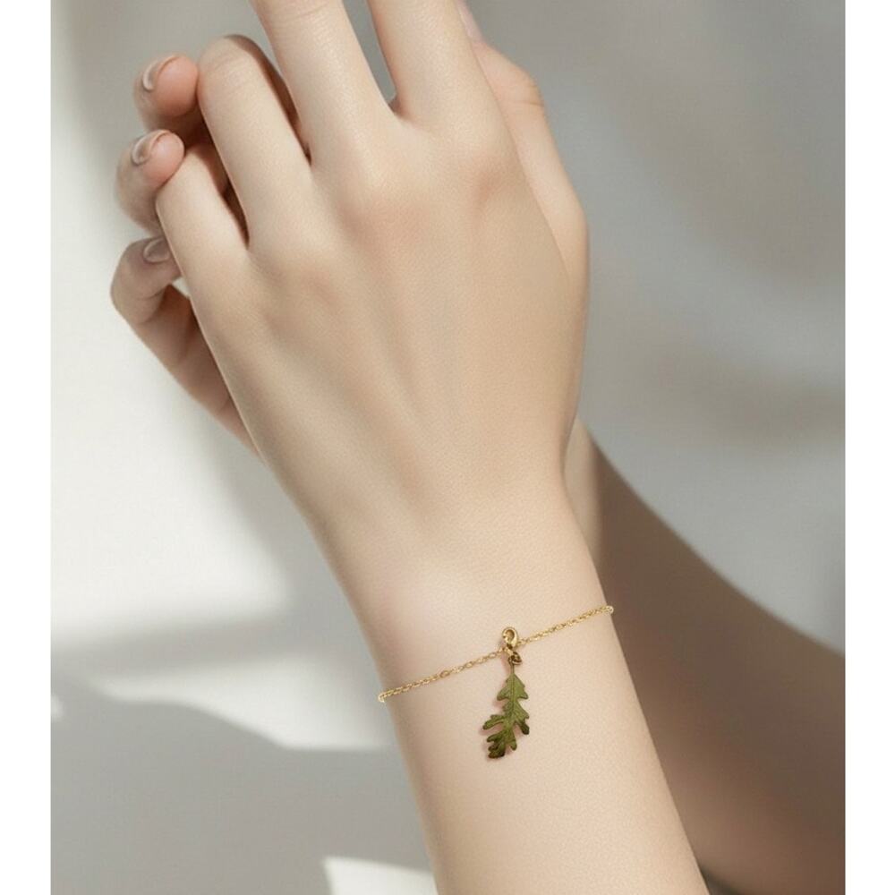 Michael Michaud Oak Leaf Charm